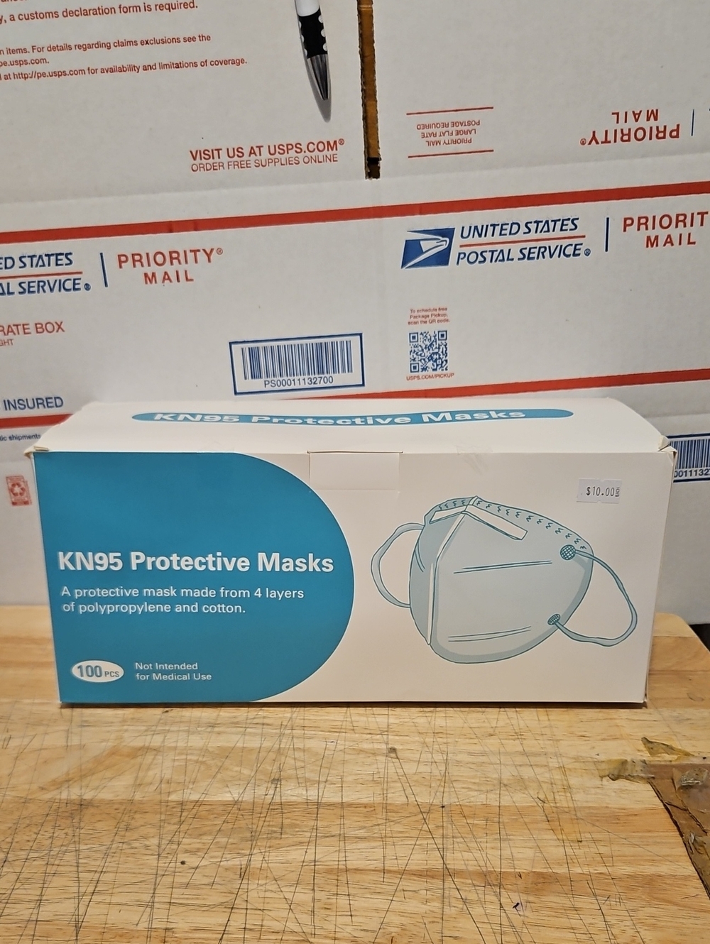 KN95 Protective Masks - Light Blue - 100 Pack